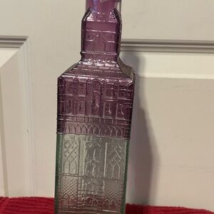Purple and Clear Decorative Bottle